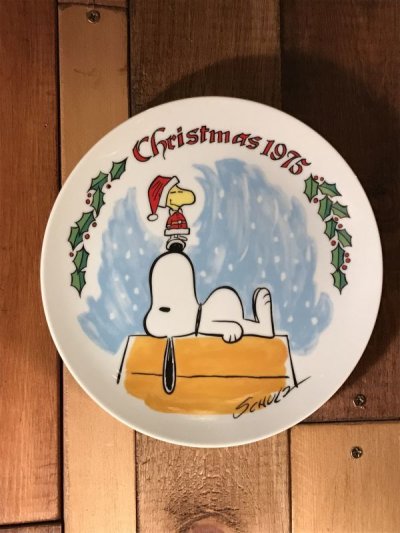 画像2: Schmid Peanuts Snoopy “1975” Christmas Plate　スヌーピー　ビンテージ　クリスマスプレート　お皿　70年代