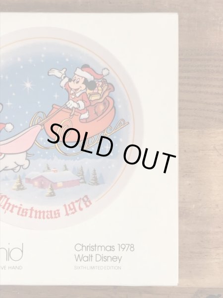 70年代　ビンテージ　ディズニー　クリスマスプレート　壁掛け　vintage　雑貨