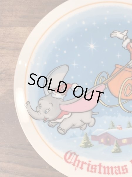 70’s　ヴィンテージ　ディズニー　クリスマスプレート　壁掛け　disney　雑貨