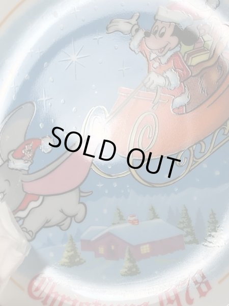 70’s　ヴィンテージ　ディズニー　クリスマスプレート　壁掛け　disney　雑貨