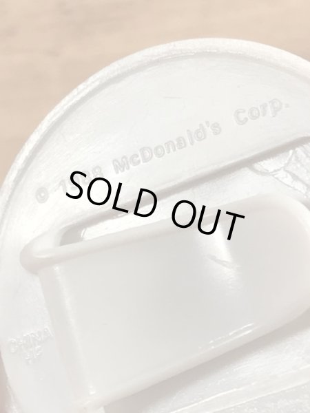 80年代　ビンテージ　マクドナルド　バッジ　ロナルド　クリップ　雑貨