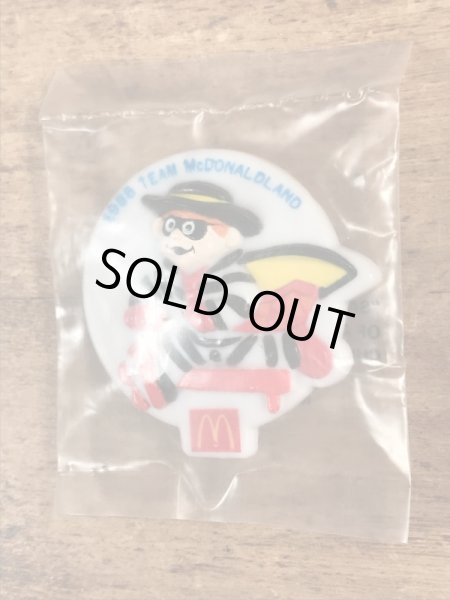 80’s　ヴィンテージ　マクドナルド　クリップ　ハンバーグラー　ハッピーミール　雑貨