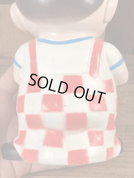 70's　ヴィンテージ　ビッグボーイ　貯金箱　企業キャラクター　フィギュア