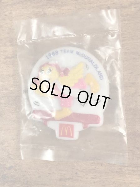 80’s　ヴィンテージ　マクドナルド　クリップ　バーディー　ハッピーミール　雑貨