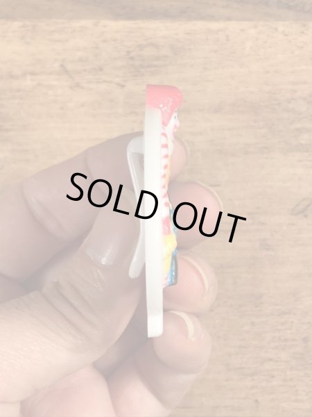 80年代　ビンテージ　マクドナルド　バッジ　ロナルド　クリップ　雑貨