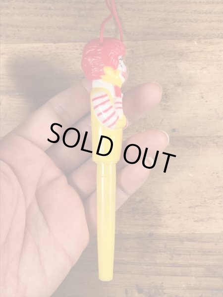 80年代　ビンテージ　マクドナルド　ロナルド　ボールペン　ミールトイ　雑貨