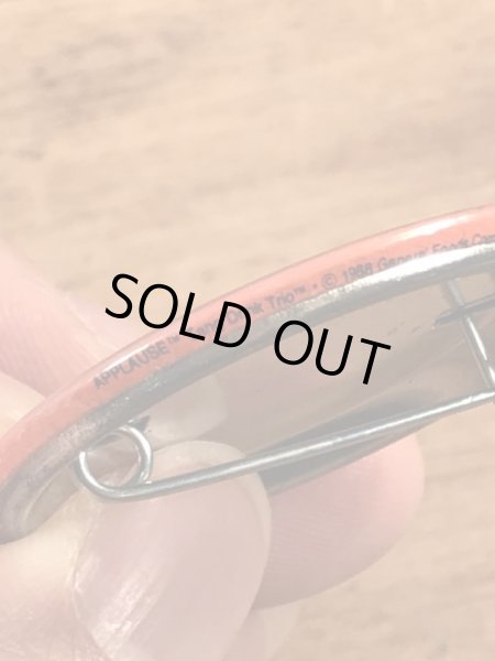 80年代　ビンテージ　タンリップス　缶バッジ　企業キャラクター　Vintage　雑貨