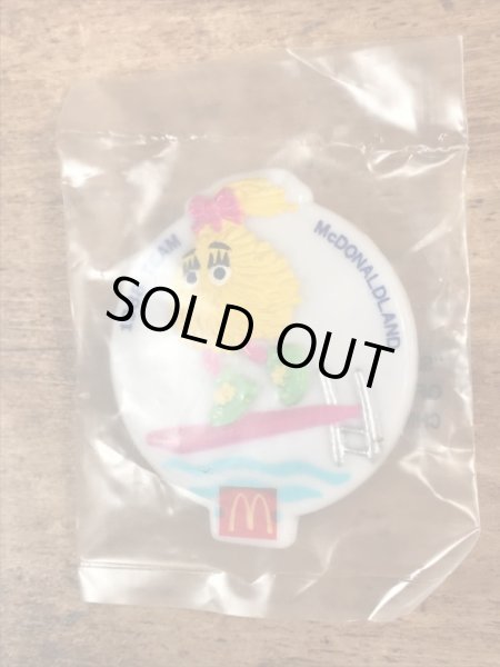80’s　ヴィンテージ　マクドナルド　クリップ　フライキッズ　ミールトイ　雑貨
