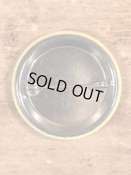 80’s　ヴィンテージ　タンリップス　缶バッチ　アドバタイジングキャラクター　Vintage　雑貨