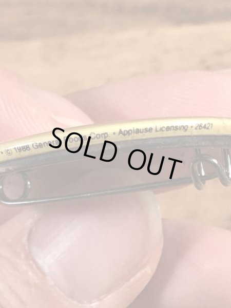 80’s　ヴィンテージ　タンリップス　缶バッチ　アドバタイジングキャラクター　Vintage　雑貨