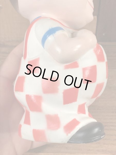 70's　ヴィンテージ　ビッグボーイ　貯金箱　企業キャラクター　フィギュア