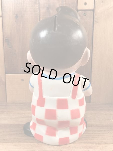 70's　ヴィンテージ　ビッグボーイ　貯金箱　企業キャラクター　フィギュア