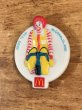 80’s　ヴィンテージ　マクドナルド　バッジ　ロナルド　ミールトイ　クリップ　雑貨