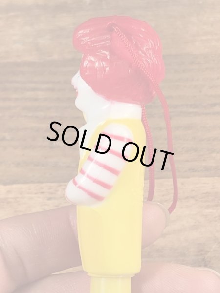 80’s　ヴィンテージ　マクドナルド　ロナルド　ボールペン　ハッピーミール　雑貨