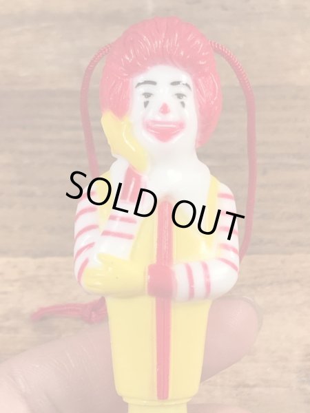 80’s　ヴィンテージ　マクドナルド　ロナルド　ボールペン　ハッピーミール　雑貨