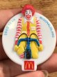 80年代　ビンテージ　マクドナルド　バッジ　ロナルド　クリップ　雑貨