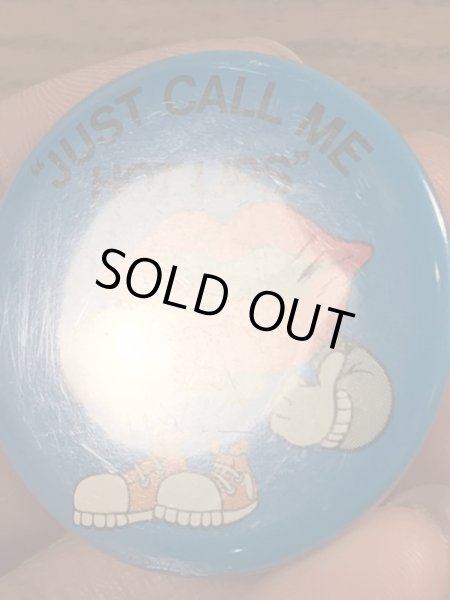 80’s　ヴィンテージ　タンリップス　企業キャラクター　缶バッチ　Vintage　雑貨