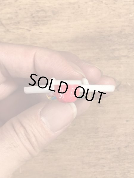 80’s　ヴィンテージ　マクドナルド　バッジ　ロナルド　ミールトイ　クリップ　雑貨