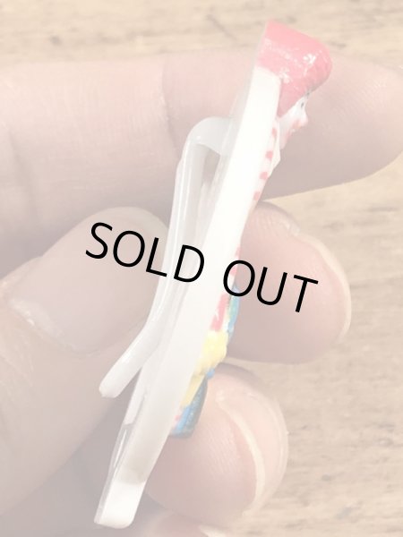 80年代　ビンテージ　マクドナルド　バッジ　ロナルド　クリップ　雑貨