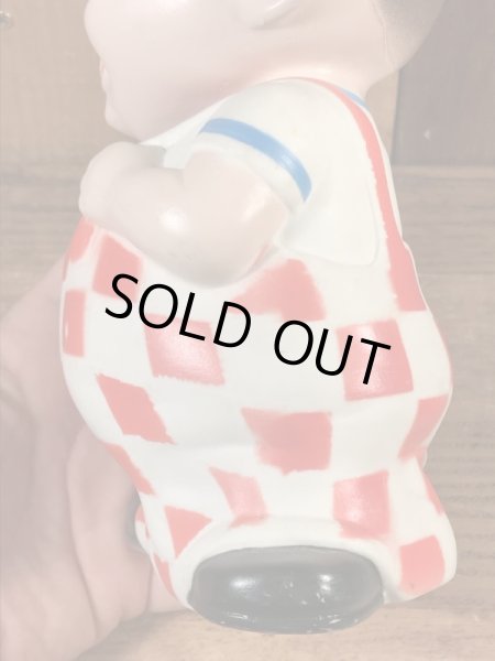 70's　ヴィンテージ　ビッグボーイ　貯金箱　企業キャラクター　フィギュア