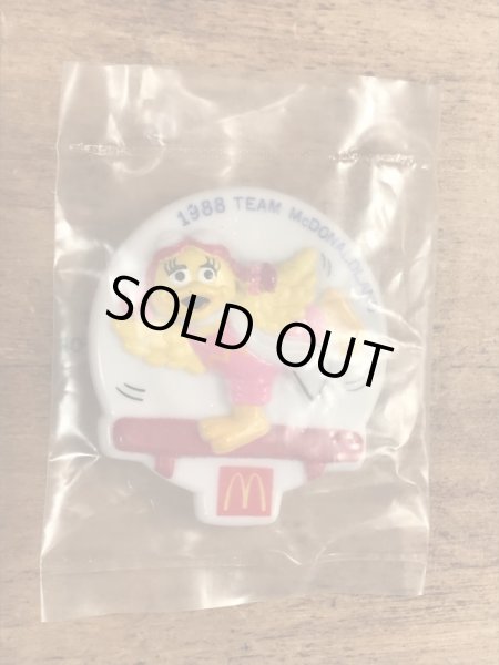 80年代　ビンテージ　マクドナルド　バッジ　バーディー　ミールトイ　雑貨