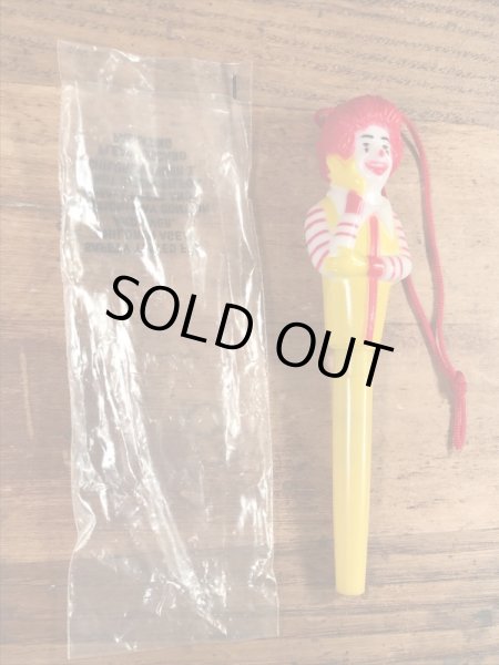 80年代　ビンテージ　マクドナルド　ロナルド　ボールペン　ミールトイ　雑貨