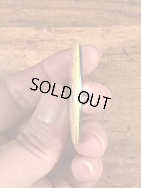 80年代　ビンテージ　タンリップス　缶バッジ　企業キャラクター　Vintage　雑貨