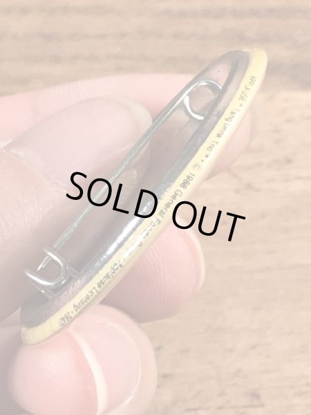 80’s　ヴィンテージ　タンリップス　缶バッチ　アドバタイジングキャラクター　Vintage　雑貨