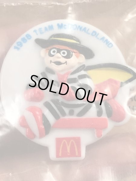 80年代　ビンテージ　マクドナルド　バッジ　ハンバーグラー　ミールトイ　雑貨