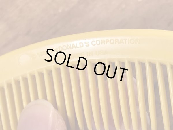 80’s　ヴィンテージ　マクドナルド　コーム　ロナルド　くし　ハーピーミール