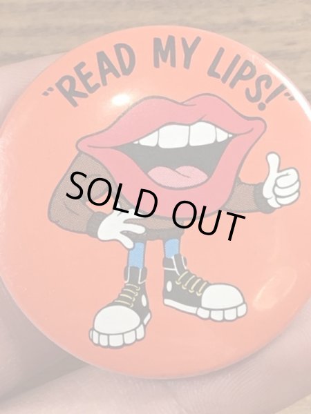 80年代　ビンテージ　タンリップス　缶バッジ　企業キャラクター　Vintage　雑貨