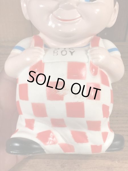 70's　ヴィンテージ　ビッグボーイ　貯金箱　企業キャラクター　フィギュア