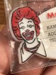 80年代　ビンテージ　マクドナルド　ネームタグ　ロナルド　雑貨