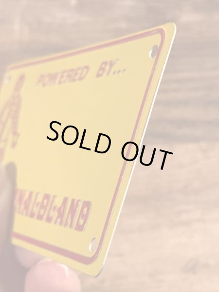 70’s　ヴィンテージ　マクドナルド　ライセンスプレート　ロナルド　雑貨