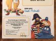 80’s　ヴィンテージ　マクドナルド　フライヤーカード　ビッグマックポリス　紙物　雑貨