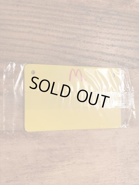 90年代　ビンテージ　マクドナルド　ライセンスプレート　雑貨
