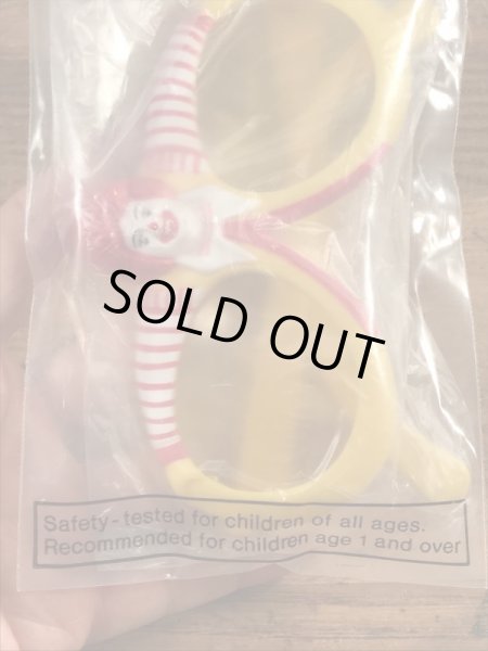 80’s　ヴィンテージ　マクドナルド　キッズサングラス　ロナルド　ハッピーミール　雑貨