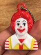 80’s　ヴィンテージ　マクドナルド　キーホルダー　ロナルド　雑貨