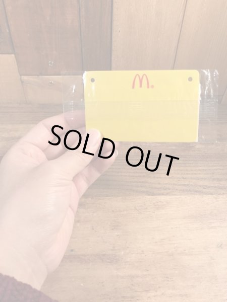 90年代　ビンテージ　マクドナルド　ライセンスプレート　雑貨