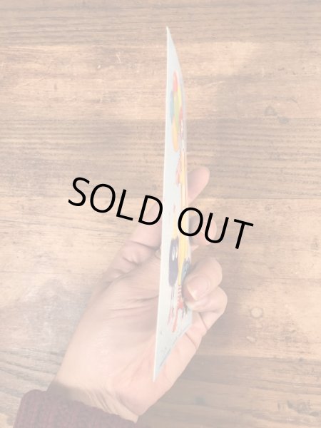 80年代　ビンテージ　マクドナルド　ポストカード　ロナルド　紙物　雑貨