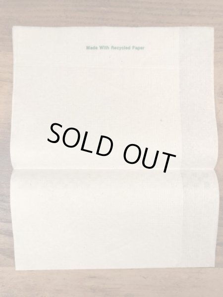 90’s　ヴィンテージ　マックピザ　ペーパーナプキン　マクドナルド　紙物　雑貨