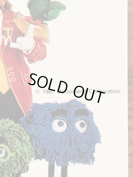 80年代　ビンテージ　マクドナルド　ポストカード　紙物　雑貨