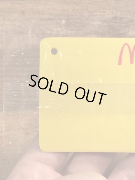 90年代　ビンテージ　マクドナルド　ライセンスプレート　雑貨