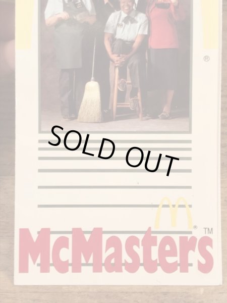 80’s　ヴィンテージ　マクドナルド　パンフレット　紙物　雑貨