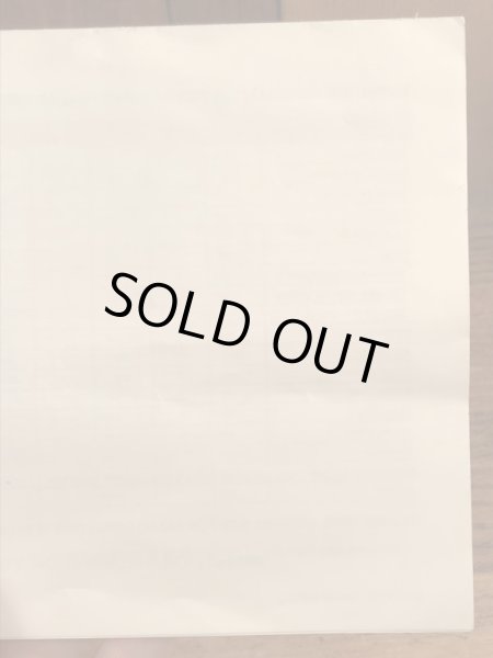 80年代　ビンテージ　マクドナルド　パンフレット　紙物　雑貨