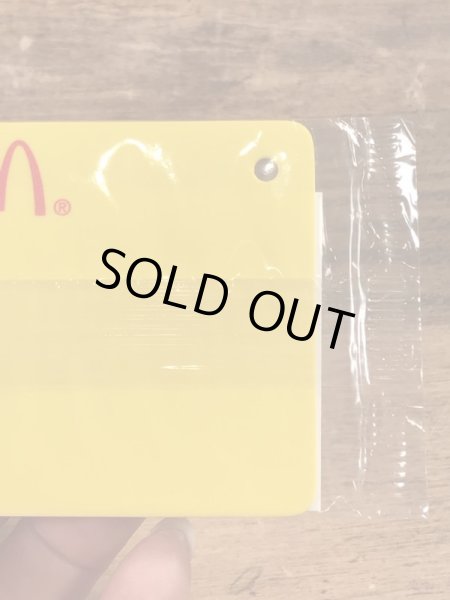 90’s　ヴィンテージ　マクドナルド　ライセンスプレート　雑貨