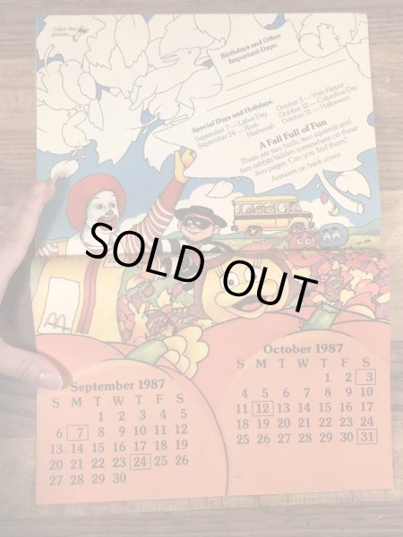 80年代　ビンテージ　マクドナルド　ファンタイムズ　フリーペーパー　ロナルド　雑貨