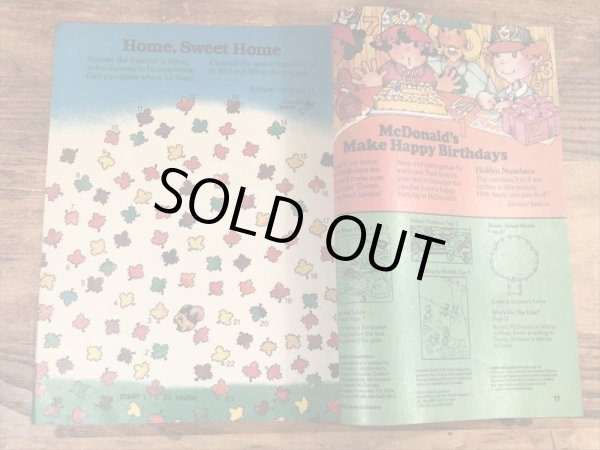 80’s　ヴィンテージ　マクドナルド　ファンタイムズ　マガジン　ロナルド