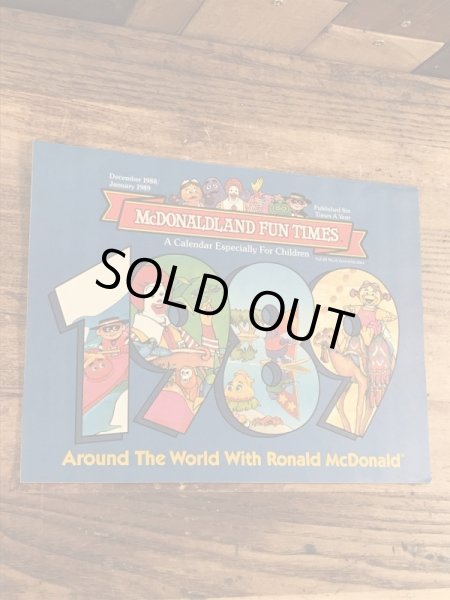 80年代　ビンテージ　マクドナルド　ファンタイムズ　フリーペーパー　ロナルド　雑貨