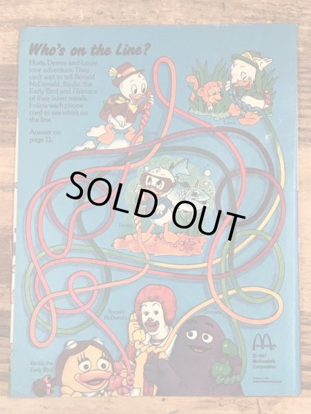 80’s　ヴィンテージ　マクドナルド　ファンタイムズ　マガジン　ロナルド